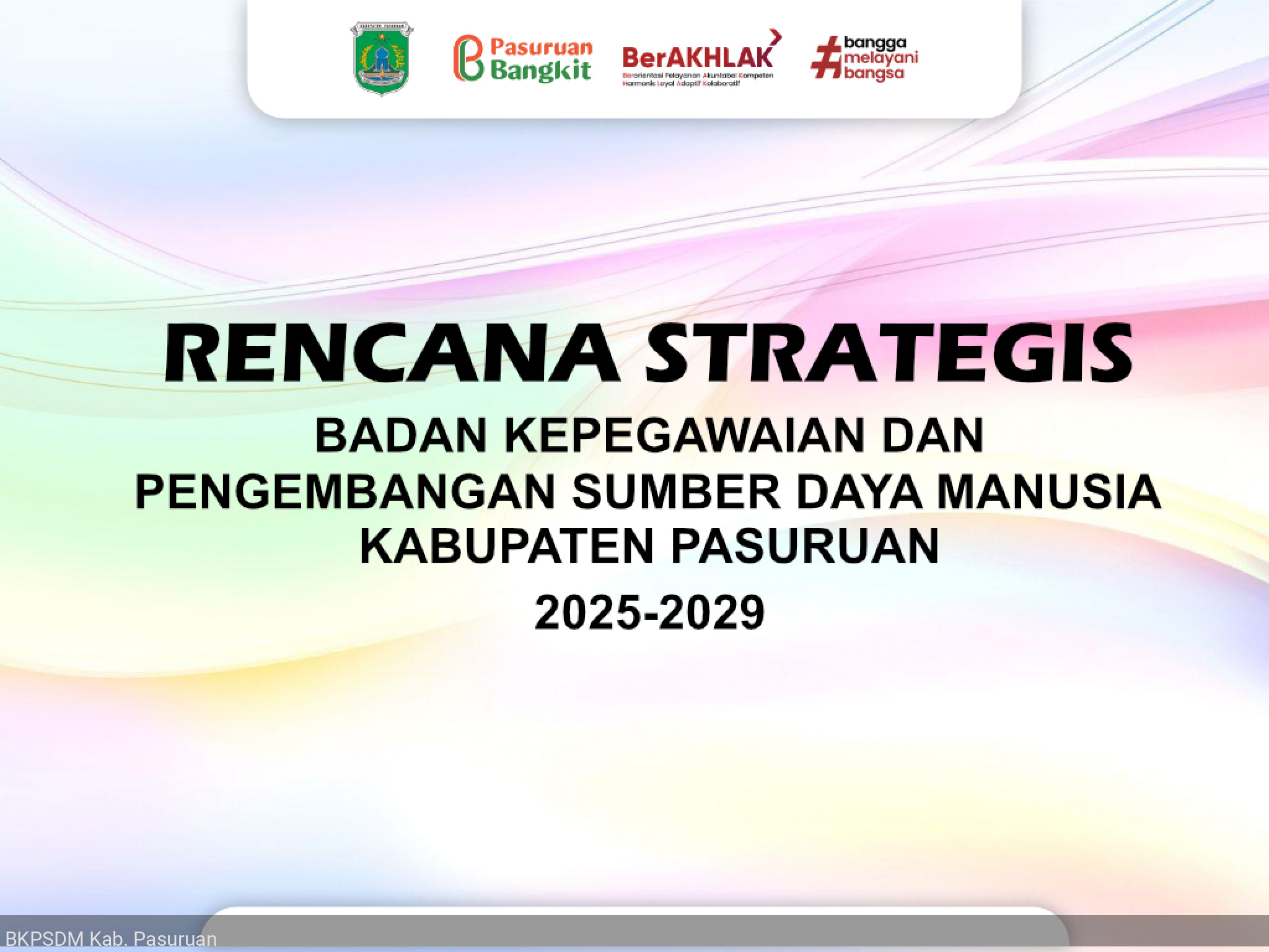 RENCANA STRATEGIS BKPSDM TAHUN 2025-2029
